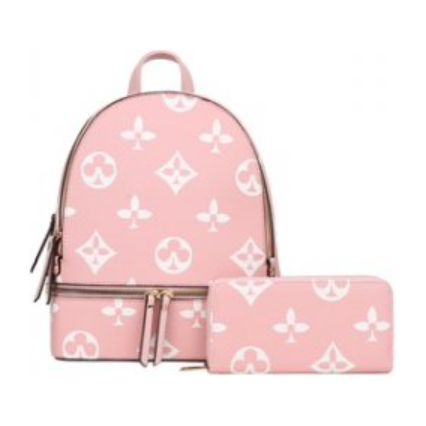 Barbara C. Backpack Set (Pink)