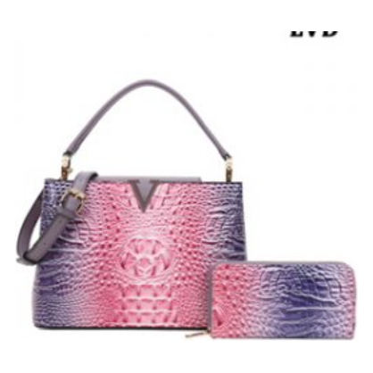 Betty W. Handbag Set (Lavender)