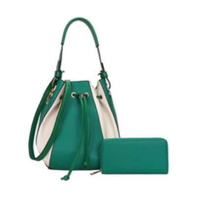 Brittany C. Handbag Set (Green)