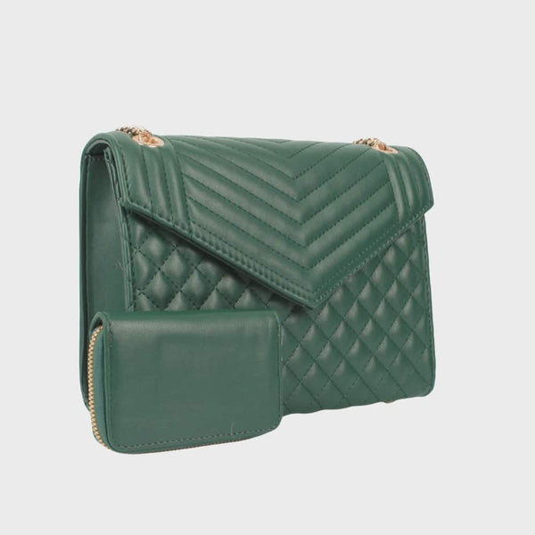 Cynthia D-P Handbag Set (Green)