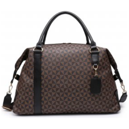 Lila M. Travel Bag (Black Trim)