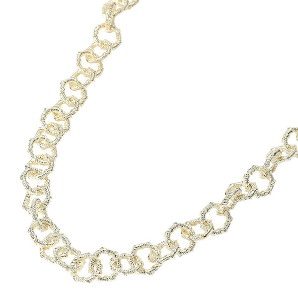 DY Inspired Tetured Chunky Chain Necklace