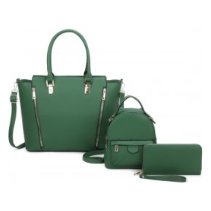 Marva S. 3 in 1 Handbag Set (Green)