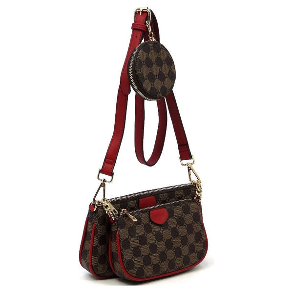 Nicole B. 3 in 1 Crossbody Set