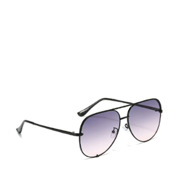 Modern Aviator Sunglasses (Purple Tint)