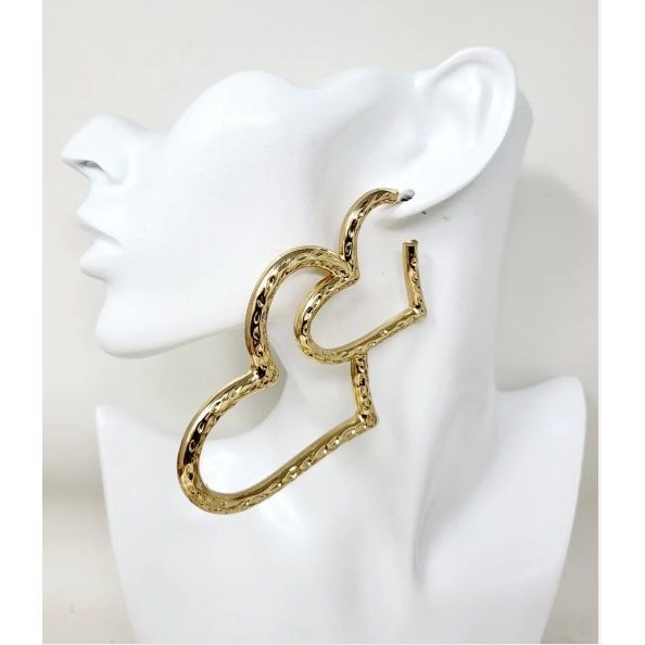 Fashion Heart Dangle Earrings