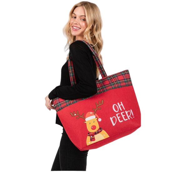 Amber W. Christmas Tote