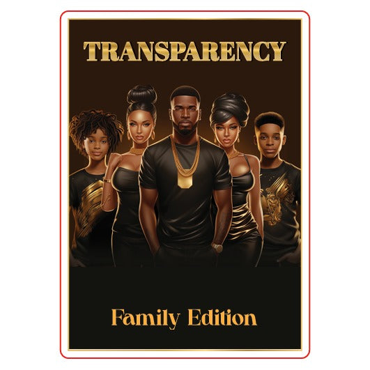 Transparency Card Game: Family Edition